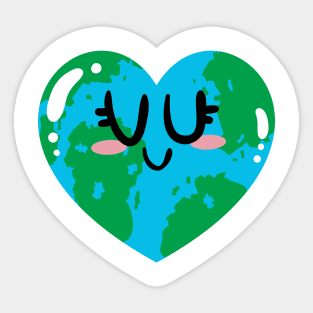 I love Earth Sticker